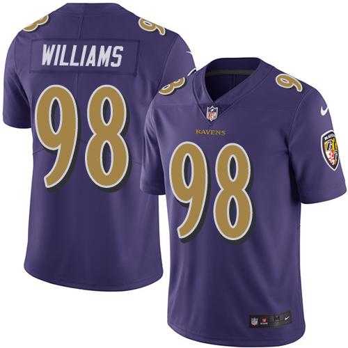 Nike Men & Women & Youth Ravens 98 Brandon Williams Purple Color Rush Limited Jersey,We sell and wholesale Nike Men & Women & Youth Ravens 98 Brandon Williams Purple Color Rush Limited Jersey on line form chian!